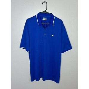 Jack Nicklaus Polo Shirt Men XXL Adult Blue Casual Golf Golden Bear